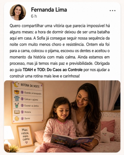 Prova social de uma mae usando o metodo