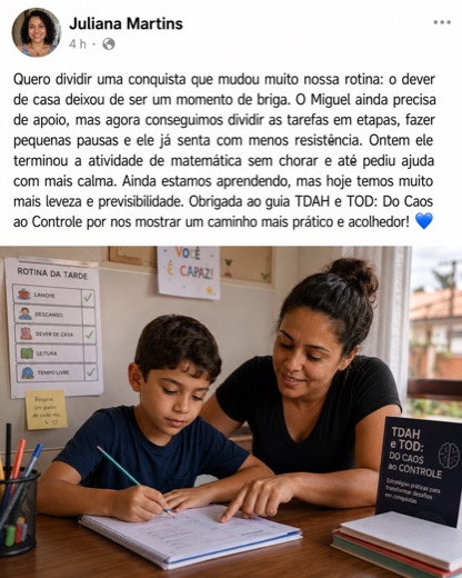 Prova social de uma mae usando o metodo